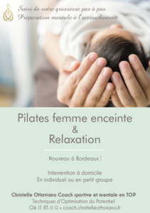 Nouveau : Pilates femmes enceintes et relaxation