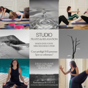 Nouveau cours de Pilates et Relaxation à Bordeaux début septembre 2025 !